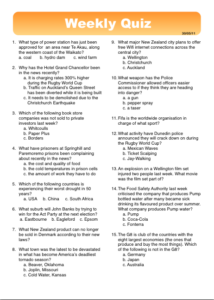 The Class Without Walls Current Events Week 5