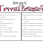 Trivia Questions For 5th Graders With Answers Free Printable