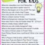 Trivia Questions For Kids Trivia Questions For Kids Fun Trivia