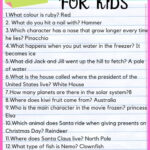 Trivia Questions For Kids Trivia Questions For Kids Trivia Questions