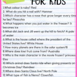 Trivia Questions For Kids Trivia Questions For Kids Trivia Questions