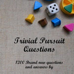 Trivial Pursuit Questions 1200 Brand New Questions And Answers Amazon
