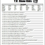 TV Show Kids Trivia Baby Shower Game Word Document I Made To Print