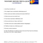 WESTERN MOVIES TRIVIA QUIZ Trivia Champ