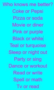 Who Knows You Better Find Out In This Quiz Best Friend Quiz Questions