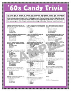 Witty 1950 Trivia Questions And Answers Printable Brad Website