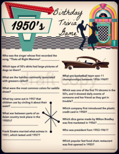 Witty 1950 Trivia Questions And Answers Printable Brad Website