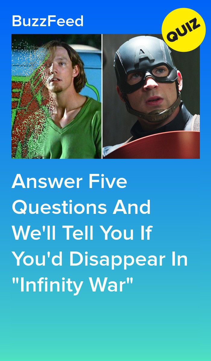Would You Disappear At The End Of Avengers Infinity War In 2020 