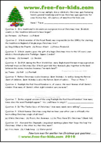 Xmas Multiple Choice Quiz Thumbnail Christmas Quiz Christmas Quiz