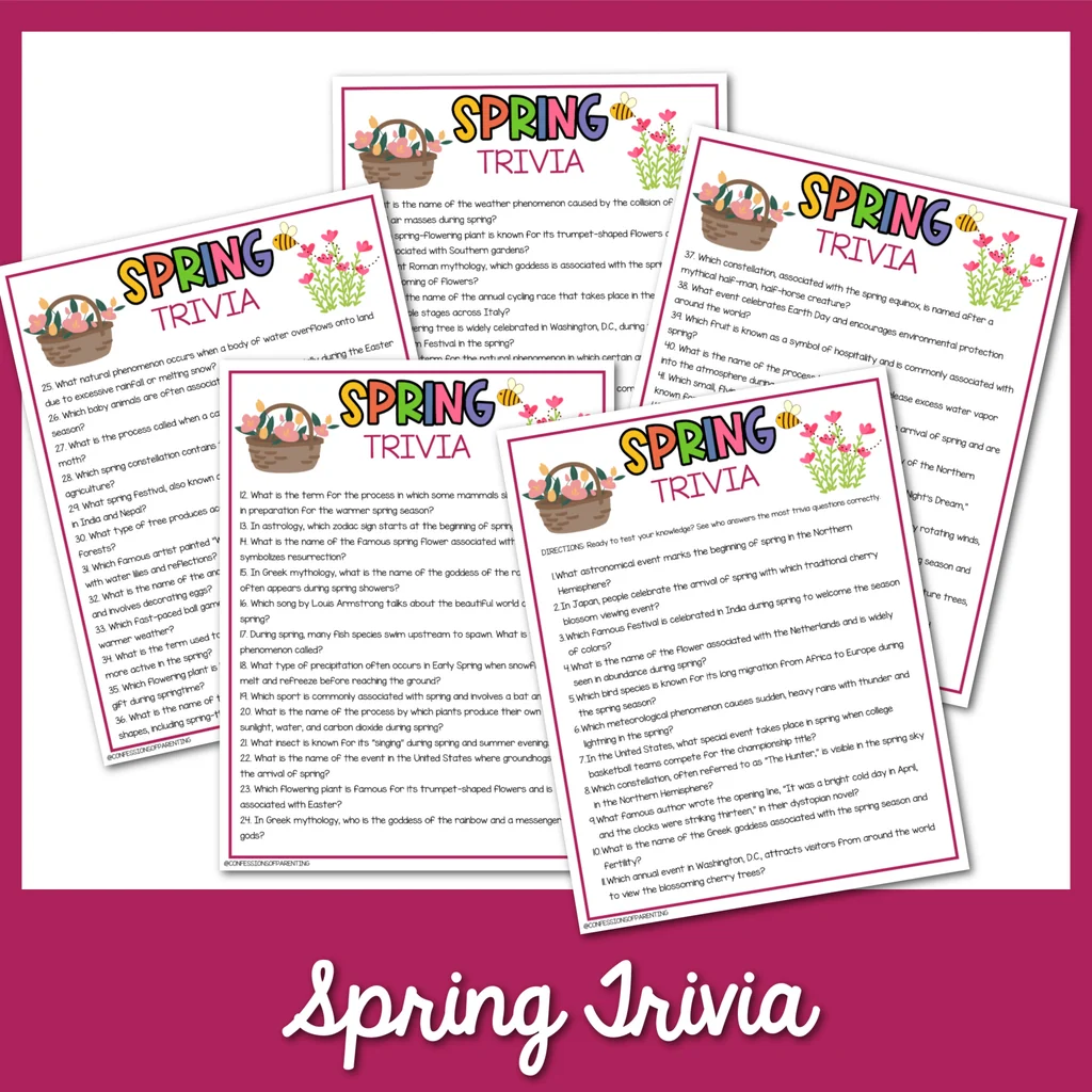 100 Beautiful Spring Questions And Answers 100 Beautiful Spring Questions And Answers