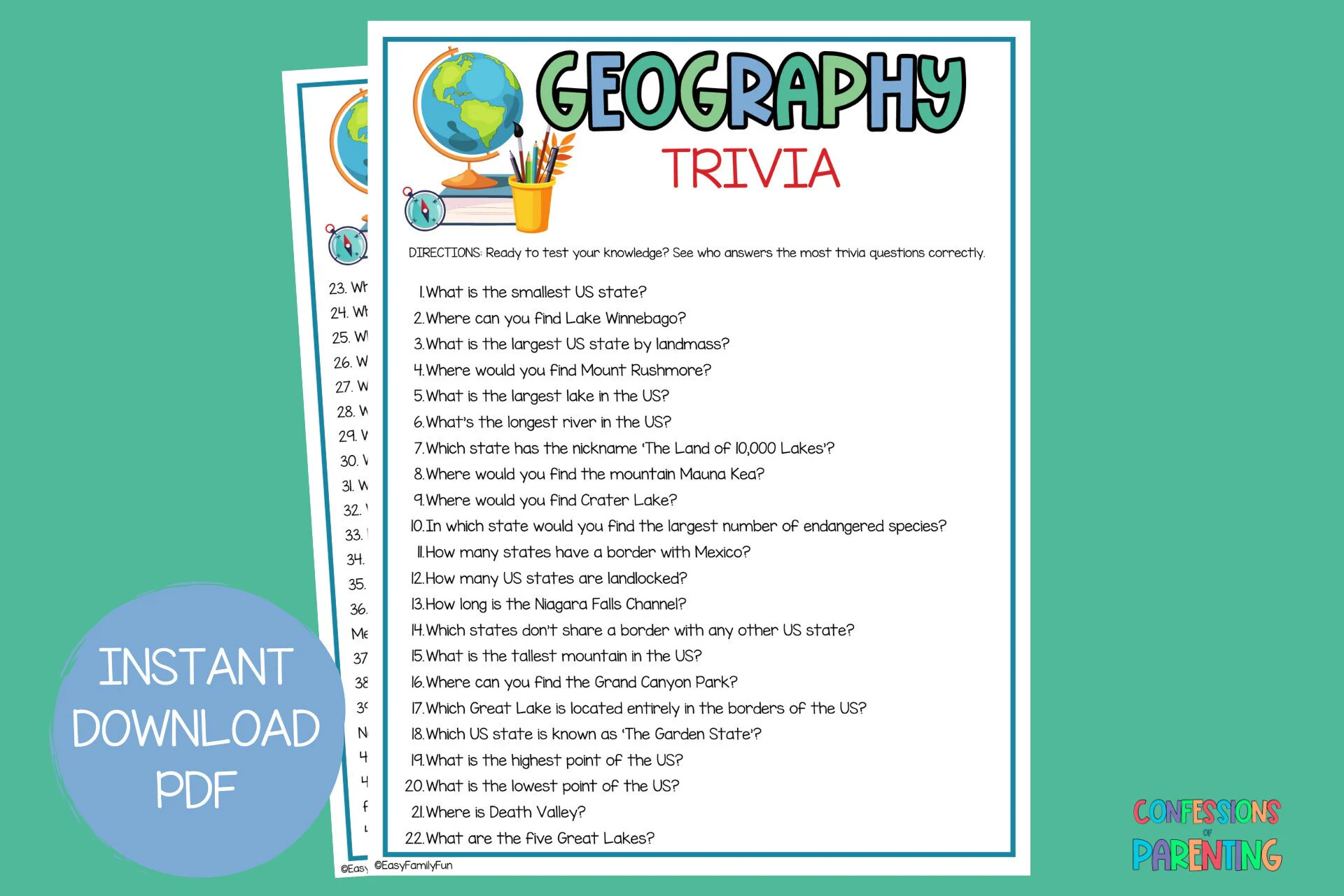 120 Geography Trivia Questions Trivia
