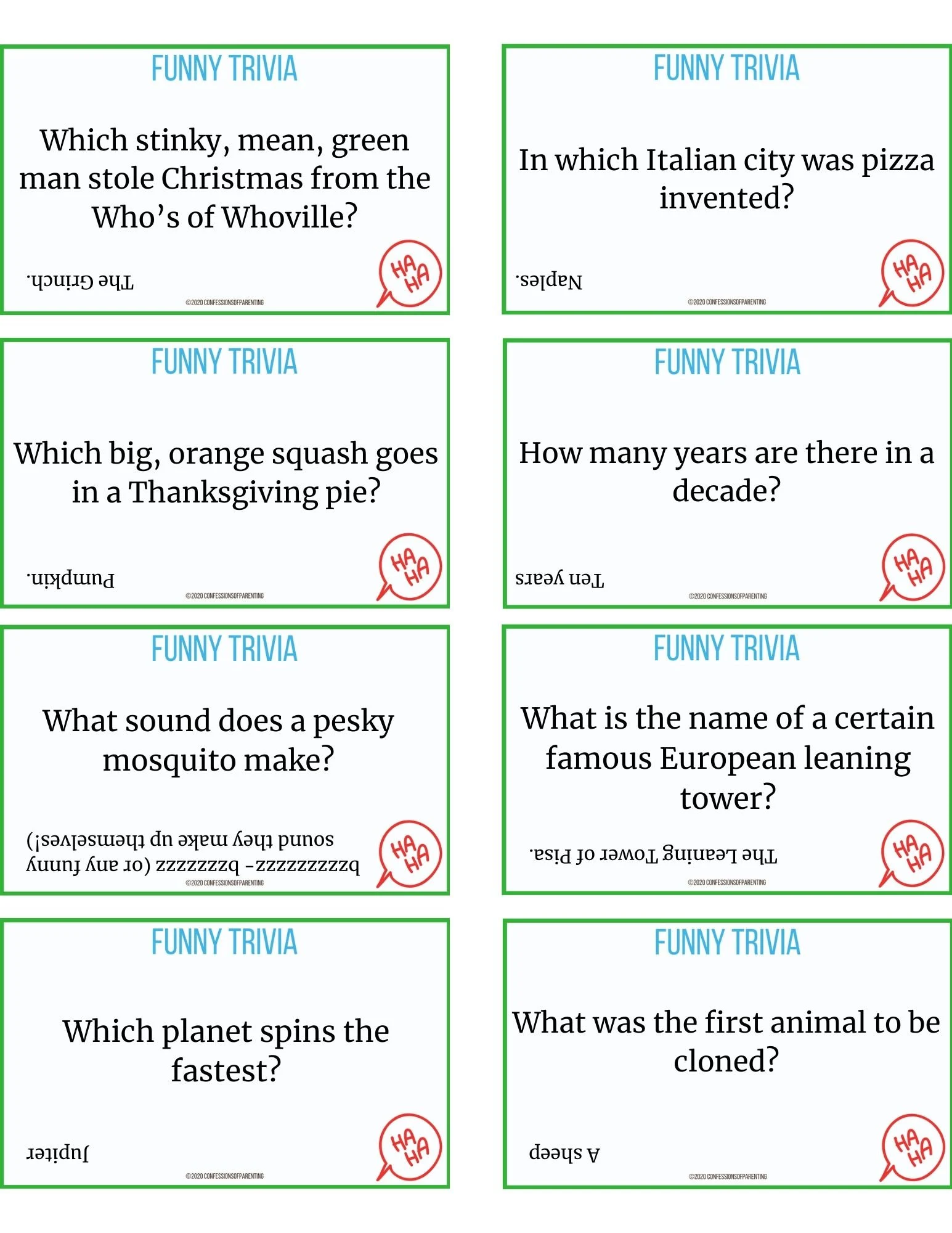 200 Funny Trivia Questions Hilarious