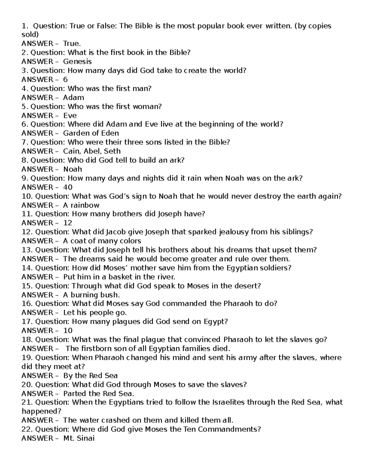 300 Questions 300 Questions