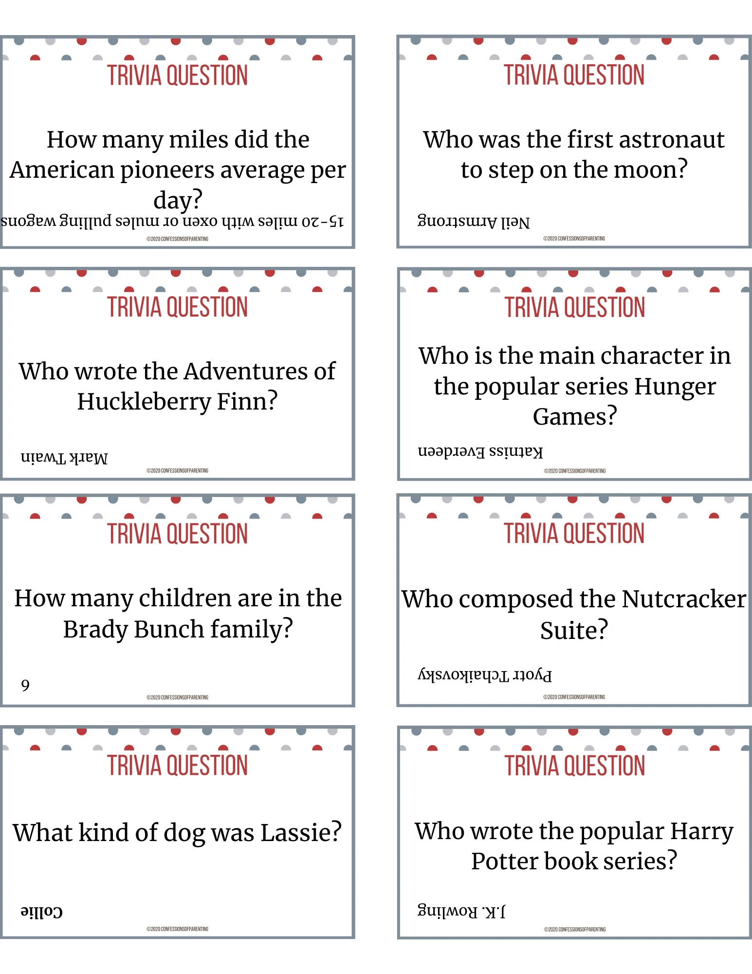 trivia questions and answers for family fun
