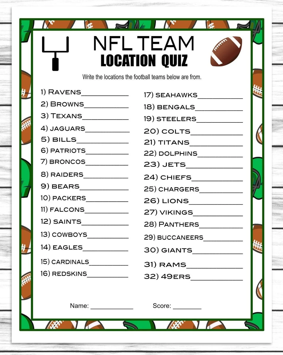 nfl trivia questions and answers printable