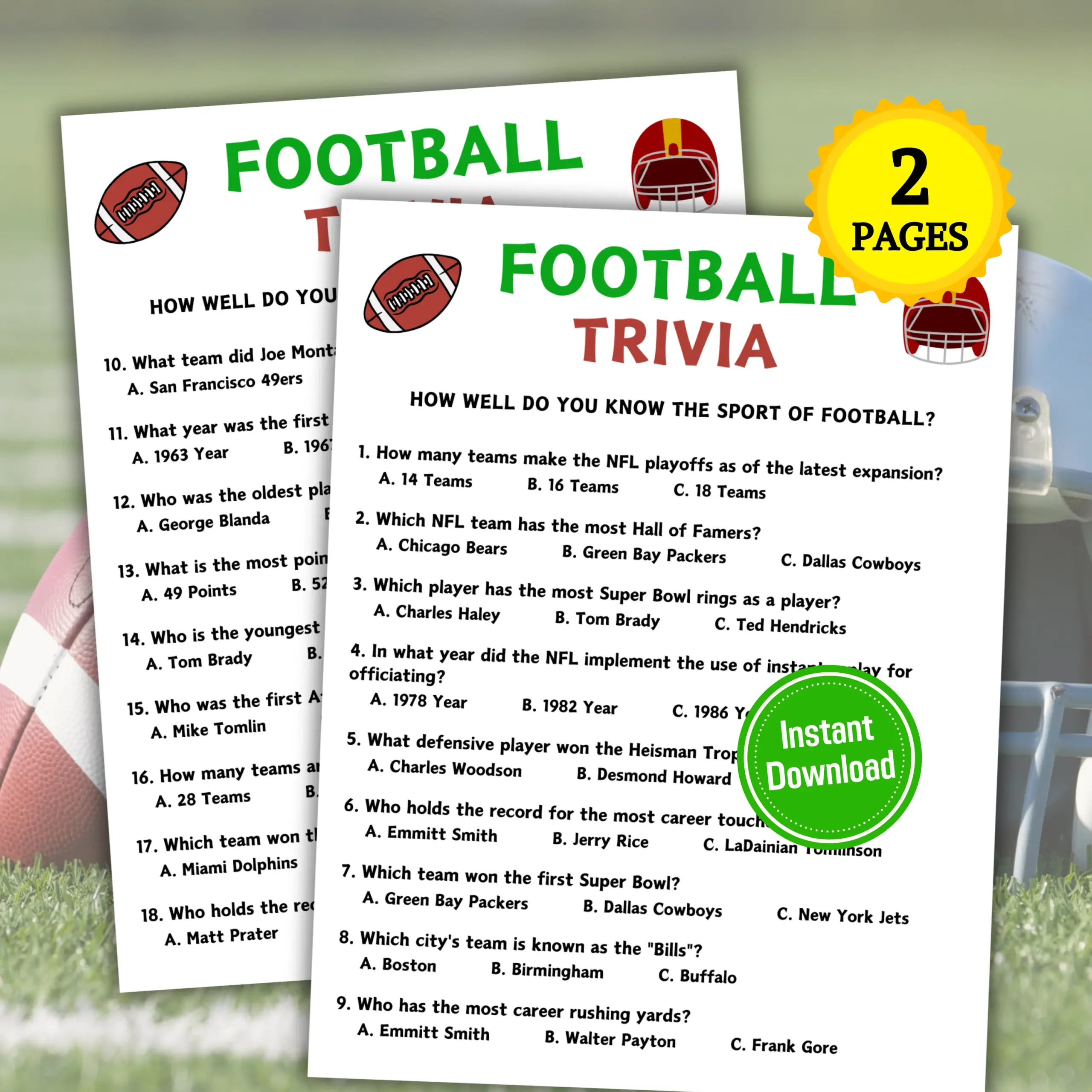 Football Trivia Game