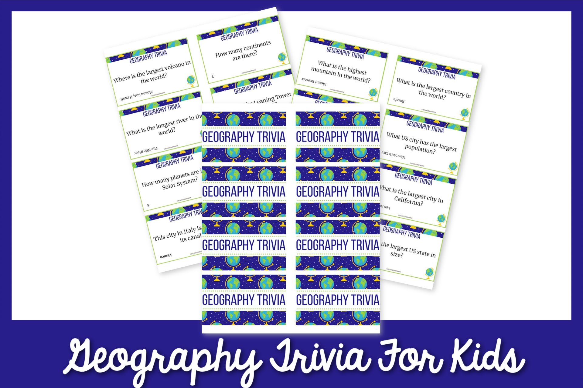 Geography Trivia For Kids
