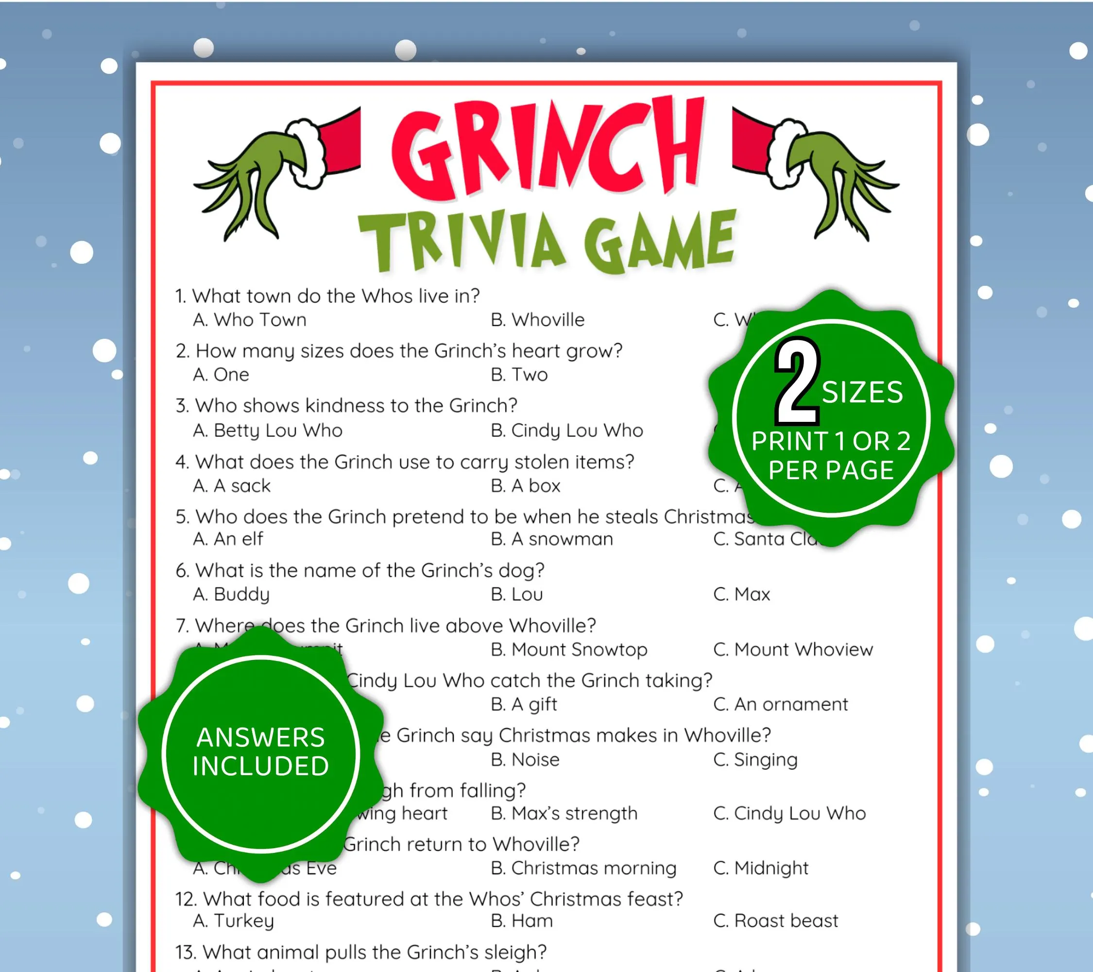 how the grinch stole christmas trivia questions and answers how the grinch stole christmas trivia questions and answers