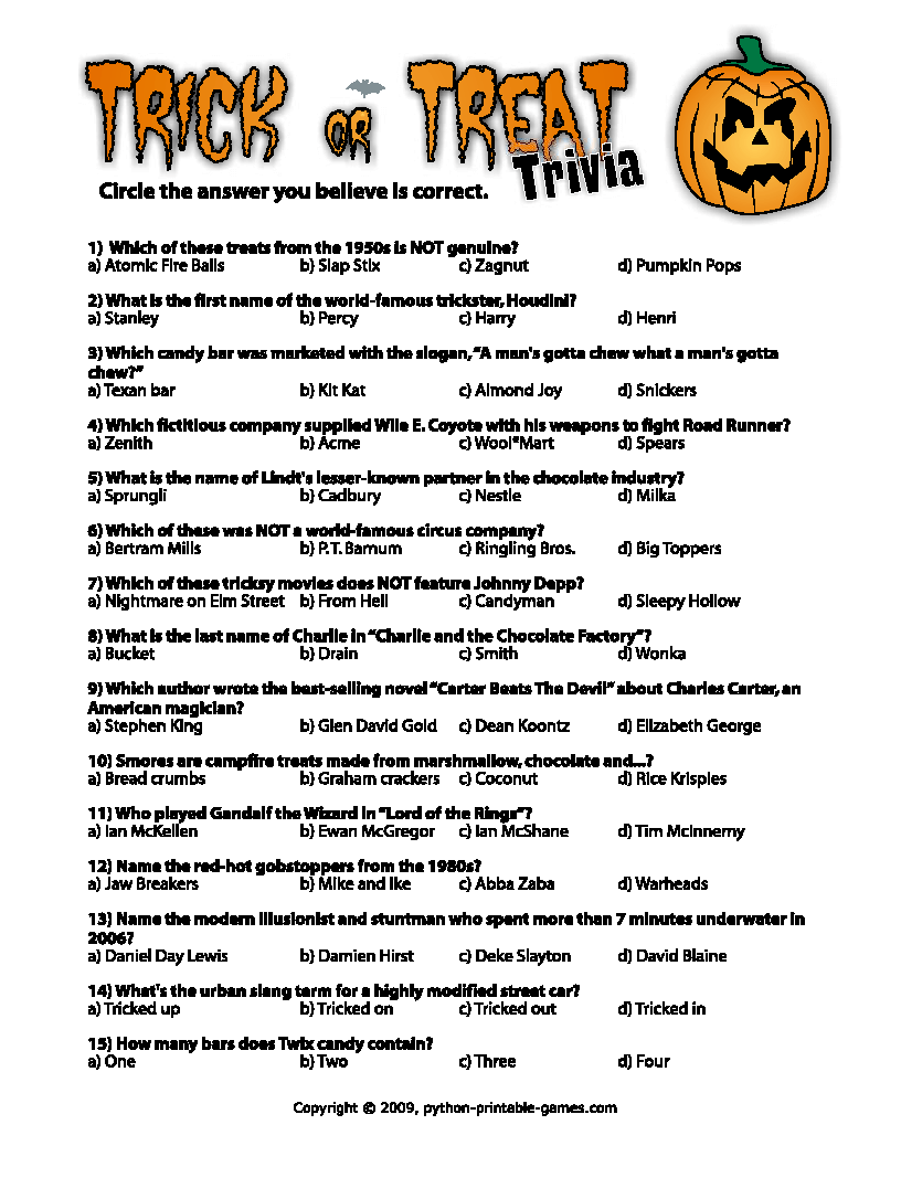 disney halloween trivia questions and answers