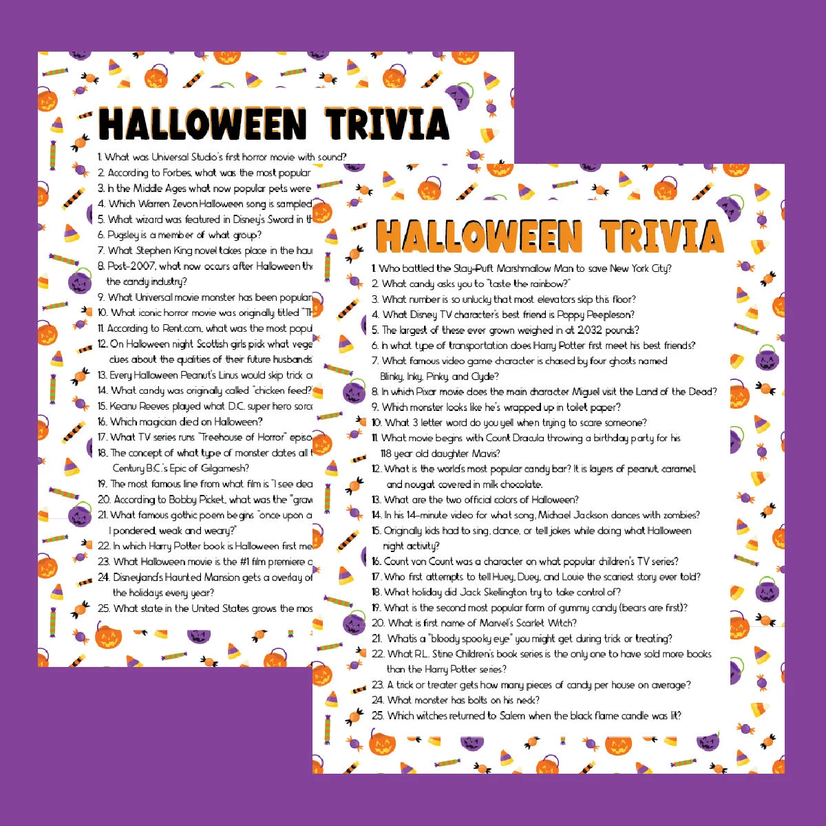 Halloween Trivia