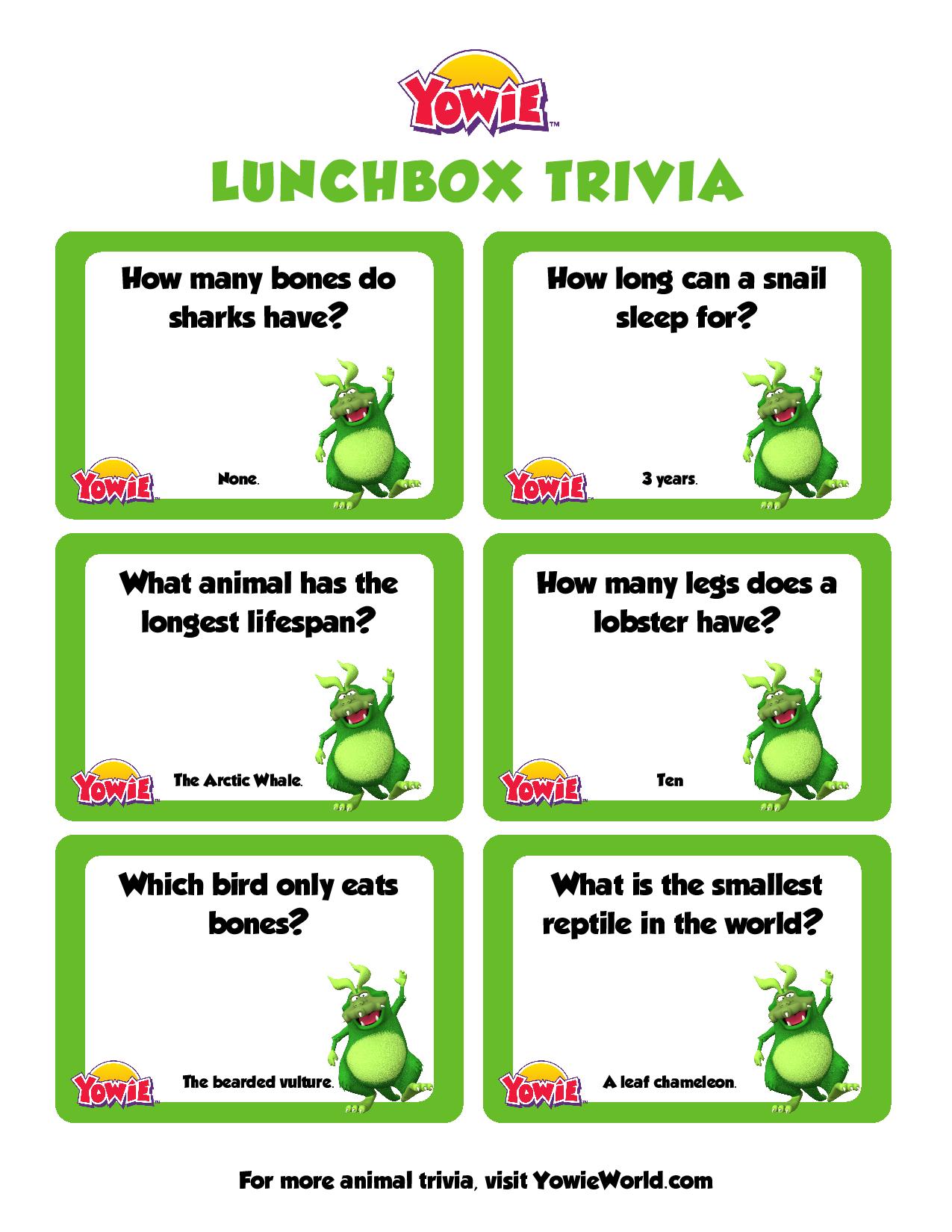 Kids Trivia Questions 2