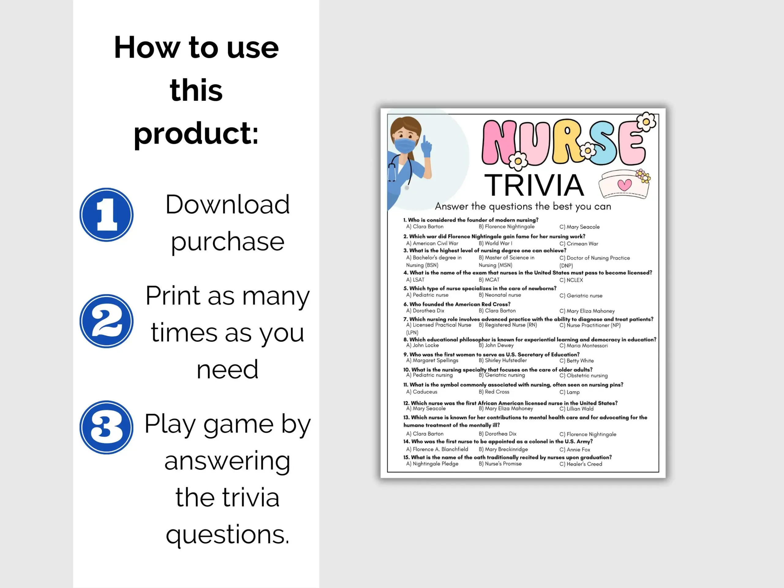 Nurse Trivia Game Nurse Quiz Nurse Nurse Trivia Game Nurse Quiz Nurse