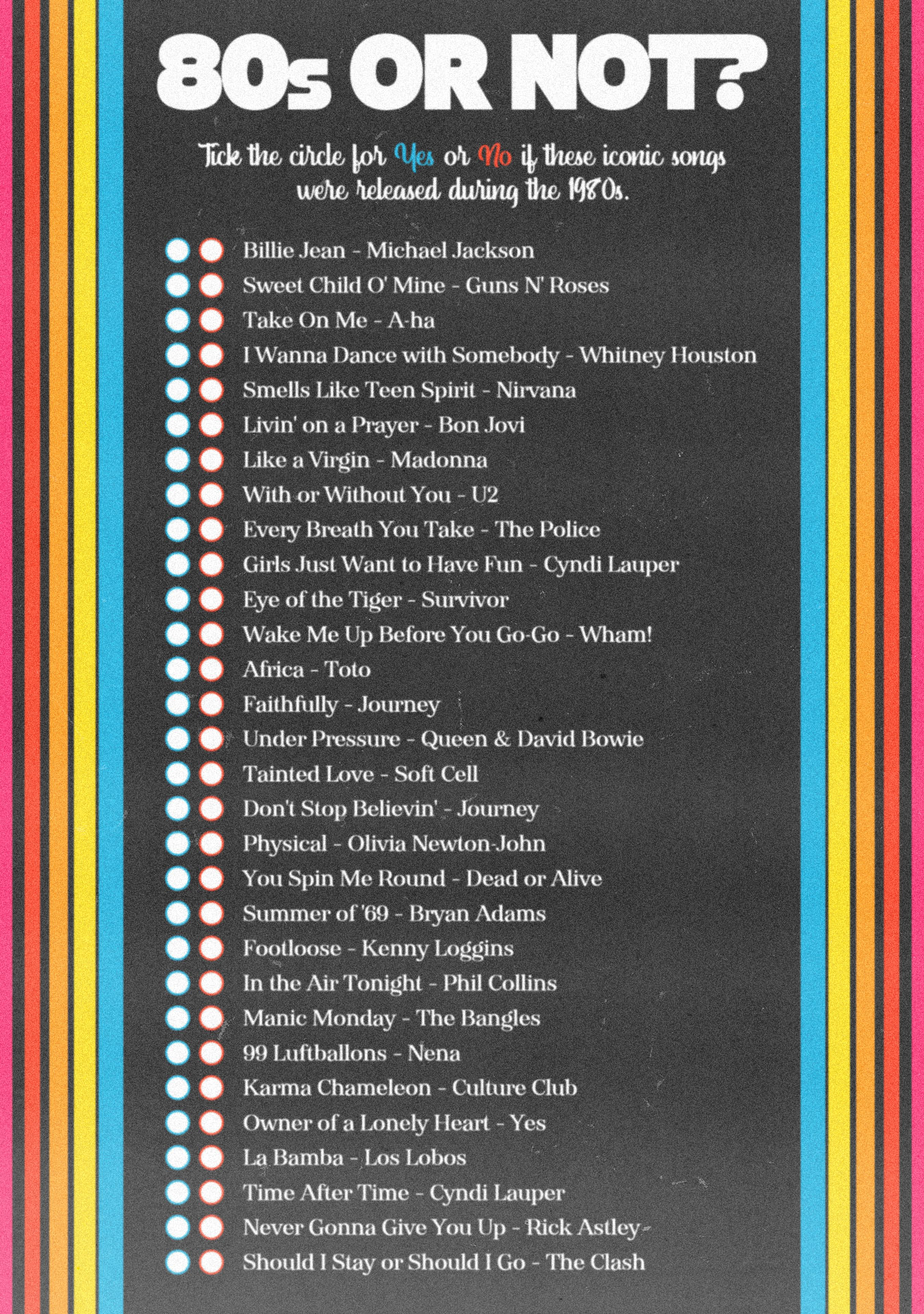 Post 80s Movie Trivia Printable 180585 Post 80s Movie Trivia Printable 180585