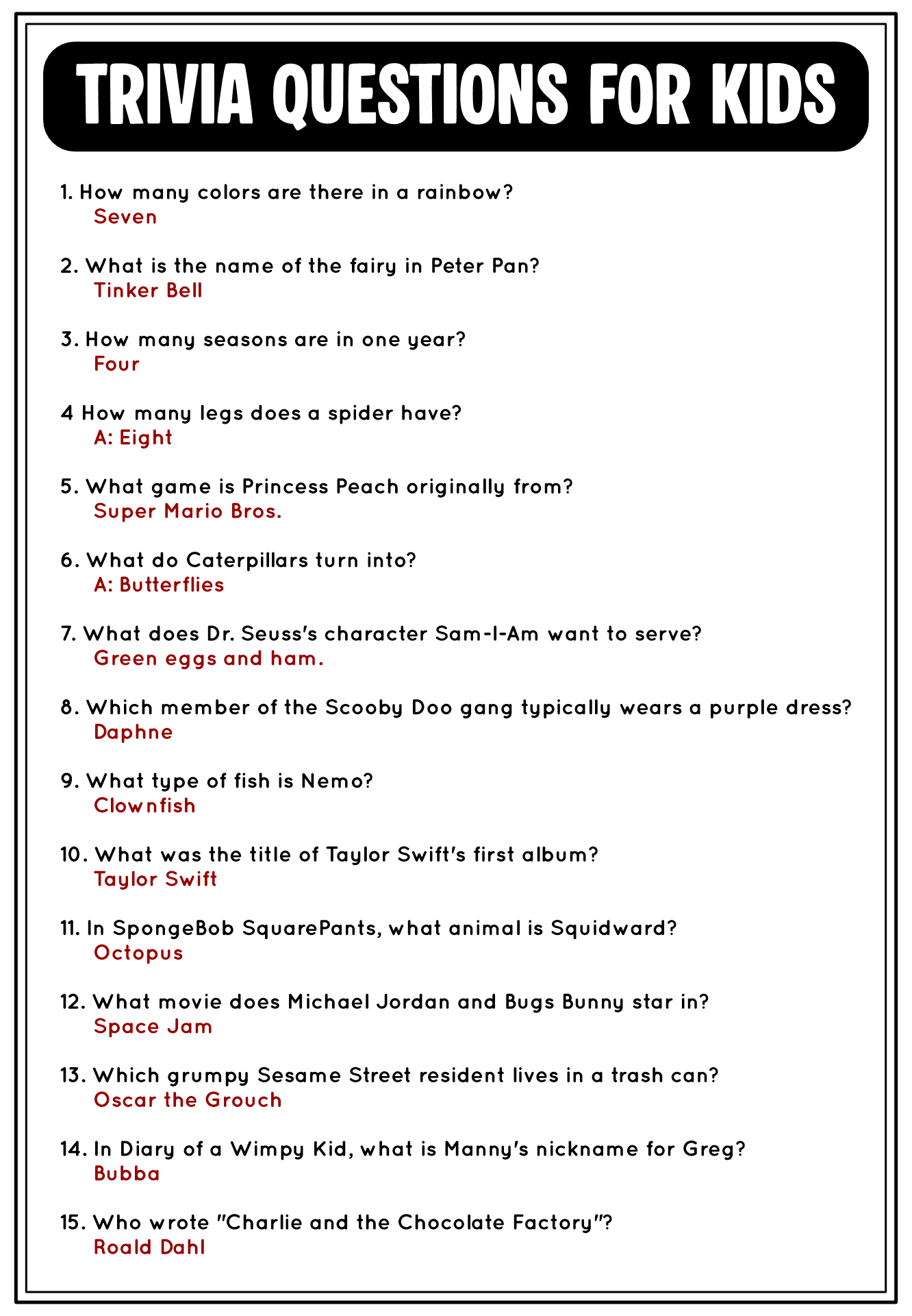 Post Fun Printable Trivia 167037