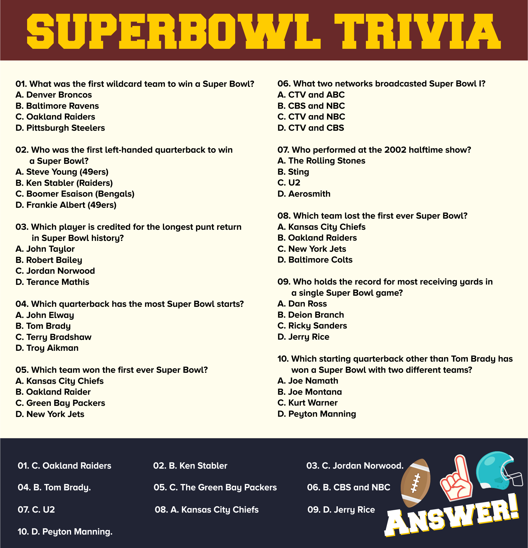 Post Printable Football Trivia Questions And Answers 165915 Post Printable Football Trivia Questions And Answers 165915