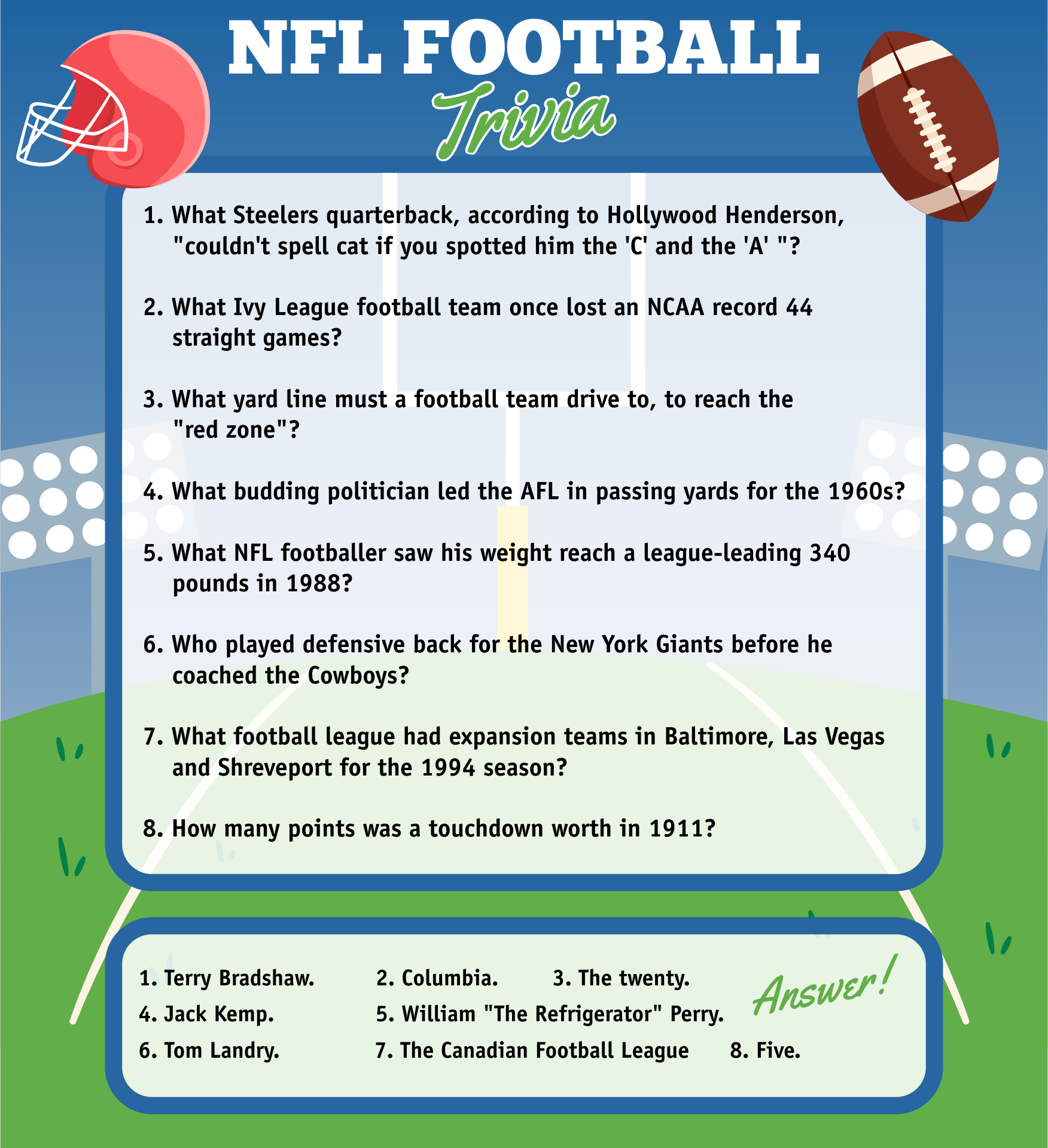 Post Printable Football Trivia Questions And Answers 165915 Post Printable Football Trivia Questions And Answers 165915
