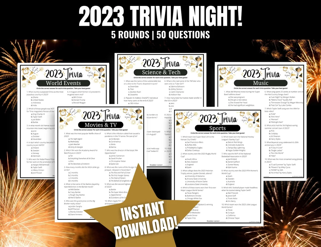 printable trivia questions and answers 2023 printable trivia questions and answers 2023