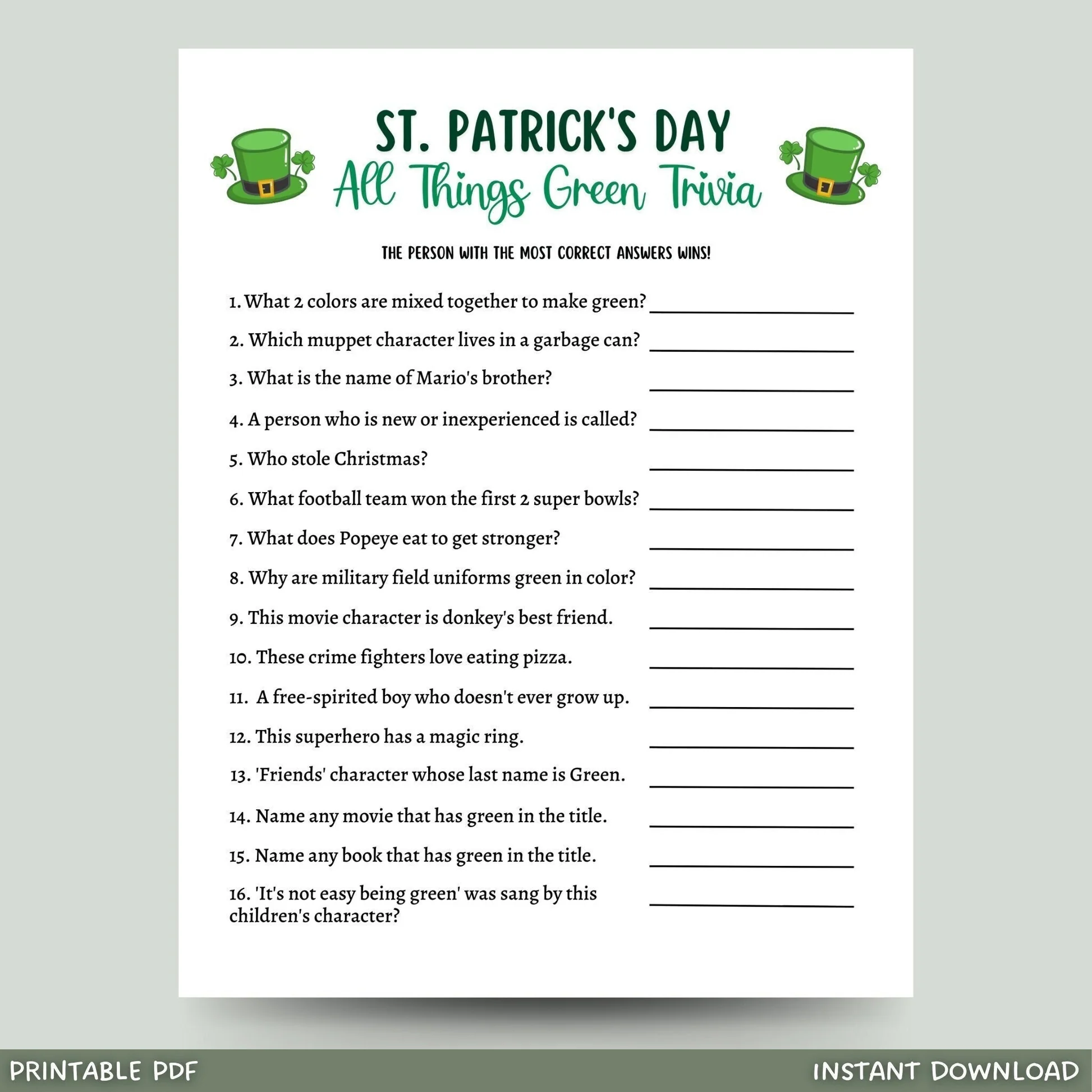 color green trivia questions and answers color green trivia questions and answers