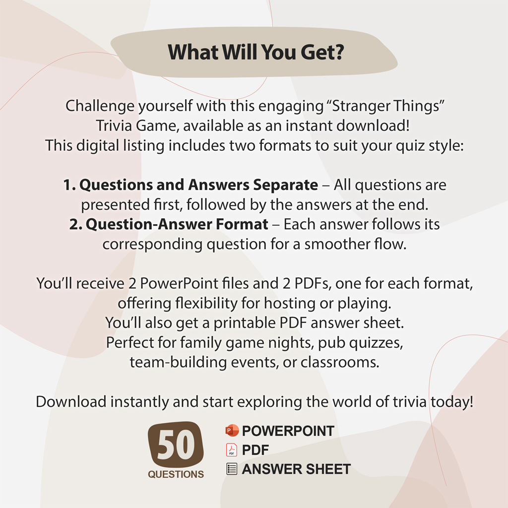Stranger Things Trivia Digital Game 1 Instant Download Powerpoint Pdf Stranger Things Trivia Digital Game 1 Instant Download Powerpoint Pdf
