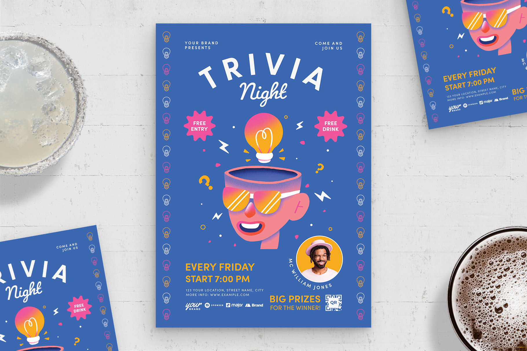 Trivia Night Flyer Template 4 Trivia Night Flyer Template 4