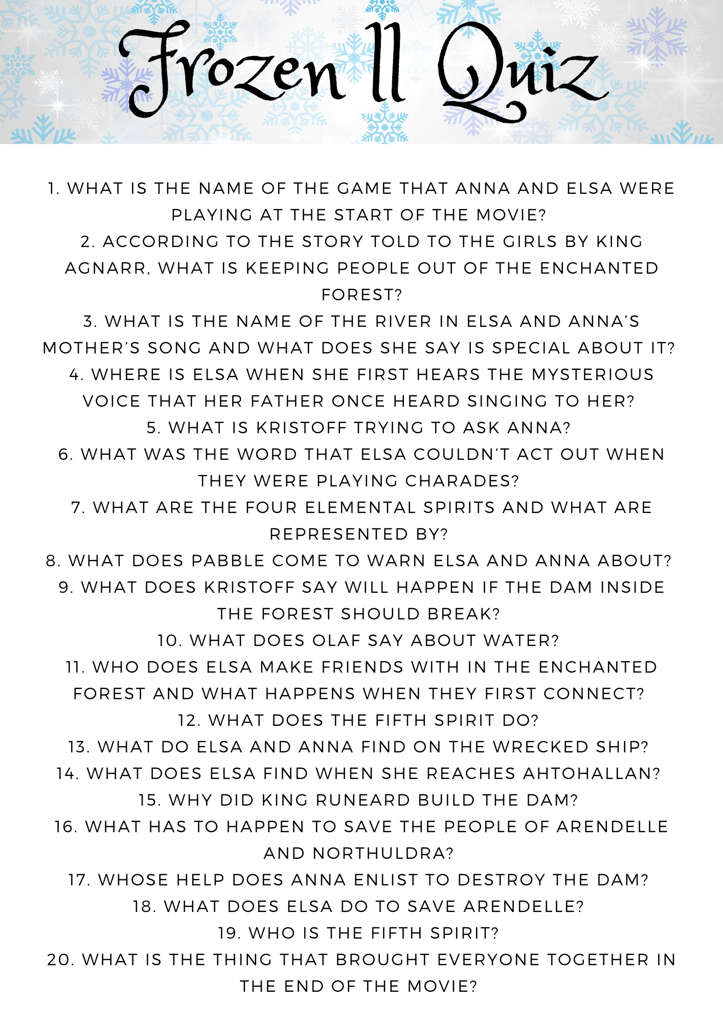 Trivia Questions For Kids Trivia Questions For Kids