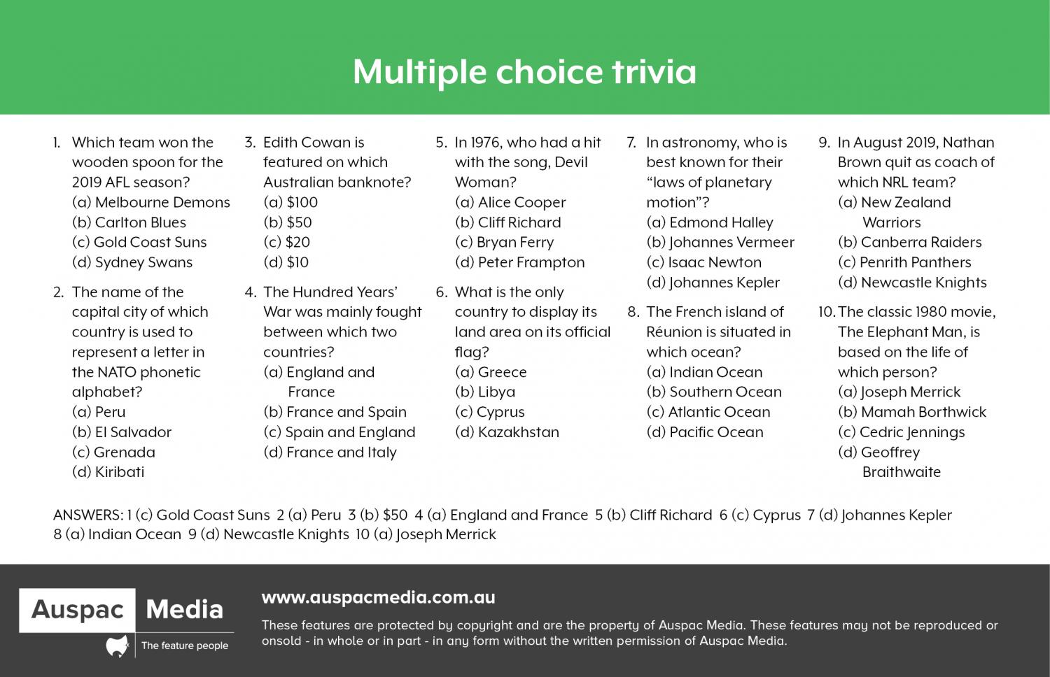 Trivia Questions With Answers Multiple Choice 178593989693 Trivia Questions With Answers Multiple Choice 178593989693