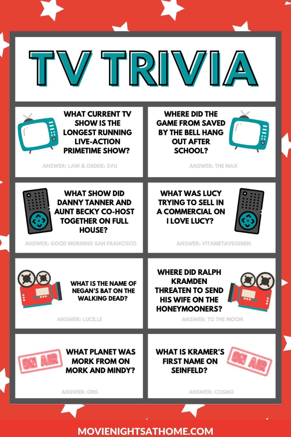 Tv Trivia Questions