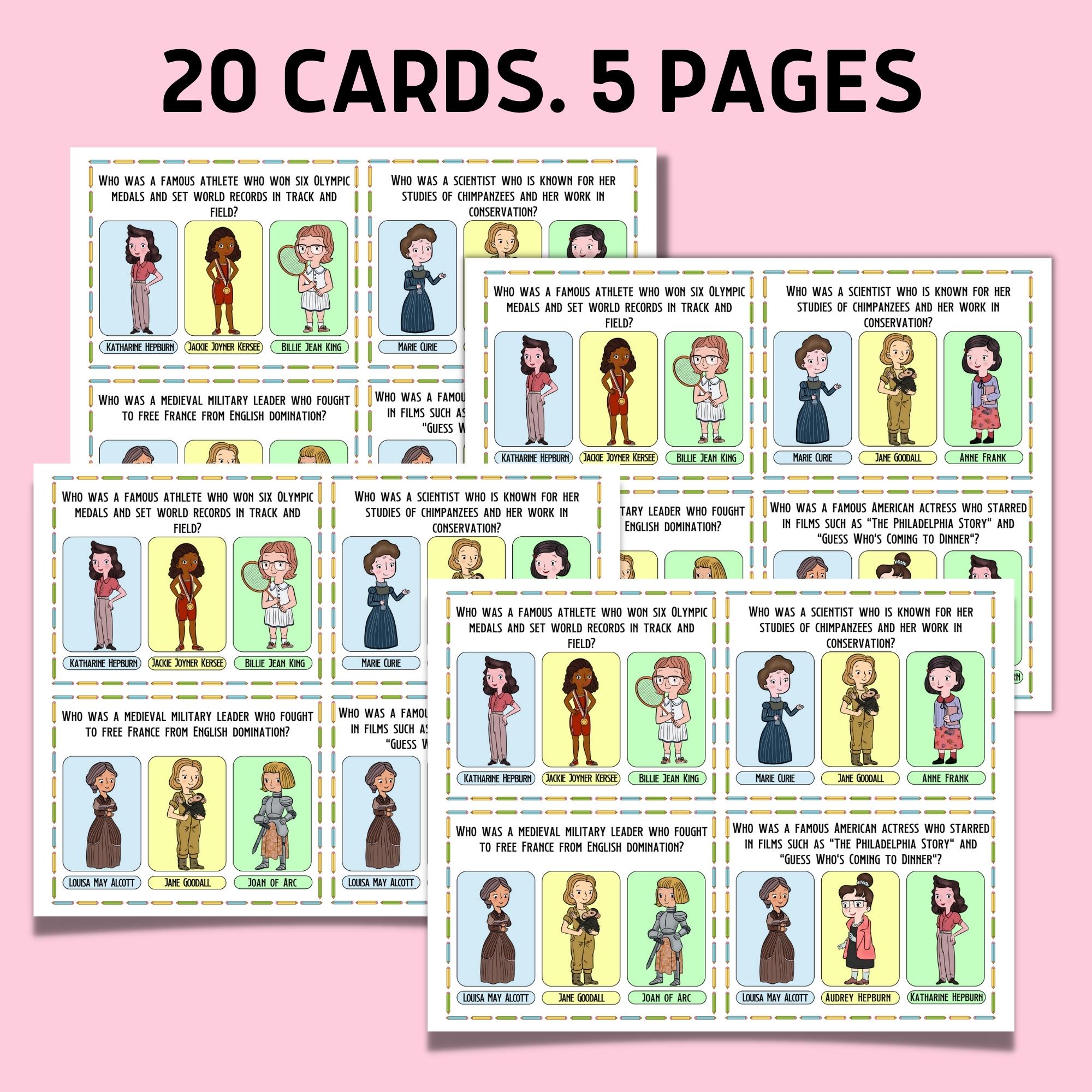 Womens History Month Trivia Questions And Answers Flashcards